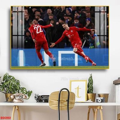 Tải file gốc File tranh treo bóng đá BD952 (bản PSD) chỉnh sửa được