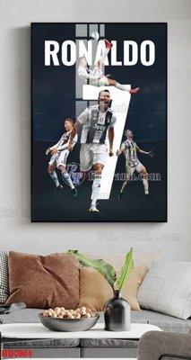 Tải file File tranh treo bóng đá BD964 (PSD) cho in tranh kính