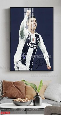 File in trần File tranh treo bóng đá BD979 (bản gốc) phong cảnh