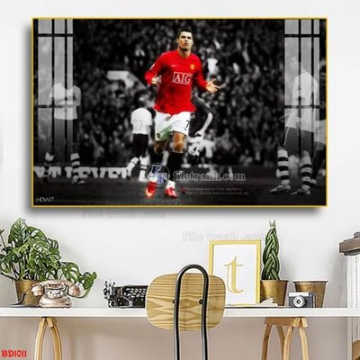 Tải file File tranh treo bóng đá BD1011 (gốc) làm tranh treo tường