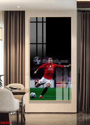 File gốc in ấn File tranh treo bóng đá BD1024 chất lượng vượt trội