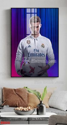 File gốc File tranh treo bóng đá BD1041 (phong cách) tối giản