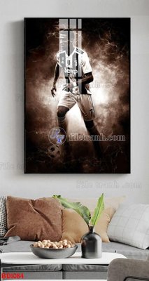 File gốc in mica File tranh treo bóng đá BD1084 chất lượng