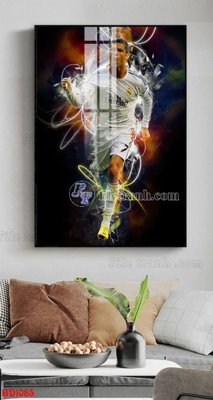 Chi tiết file tranh tráng gương File tranh treo bóng đá BD1085 (ảnh gốc)