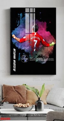 File ảnh File tranh treo bóng đá BD1093 (gốc) in decal dán tường