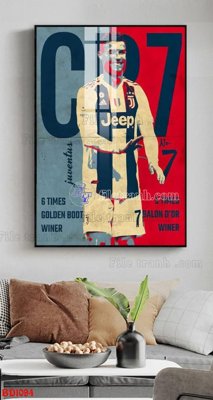 File gốc in ấn File tranh treo bóng đá BD1094 (sẵn sàng tải về)