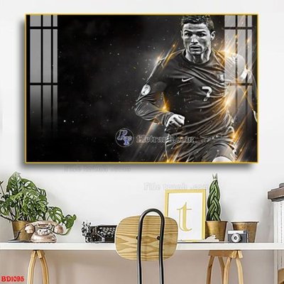 File gốc in ấn File tranh treo bóng đá BD1095 (sẵn sàng tải về)