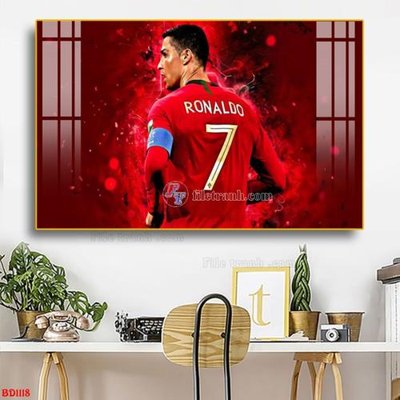 File tranh File tranh treo bóng đá BD1118 (ảnh gốc) chi tiết rõ ràng