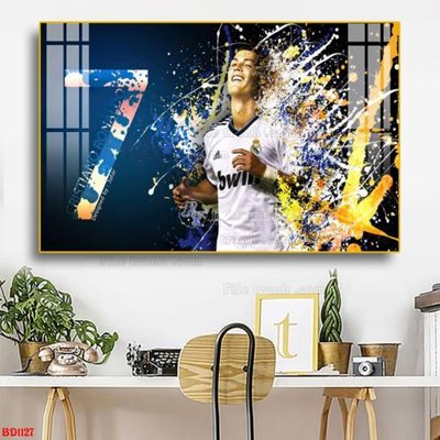 Download file gốc File tranh treo bóng đá BD1127 (in lụa) cao cấp