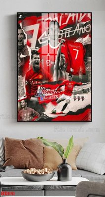 File in trần File tranh treo bóng đá BD1141 (bản gốc) trời sao