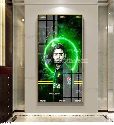 File ảnh File tranh treo bóng đá BD118 (gốc) trang trí khách sạn