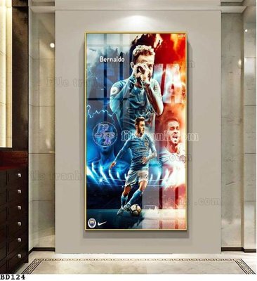 File gốc in mica File tranh treo bóng đá BD123 chất lượng