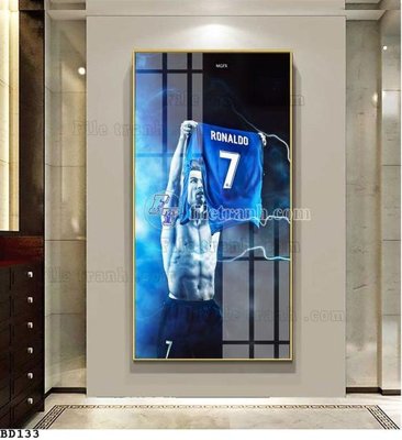 File gốc in ấn File tranh treo bóng đá BD132 chất lượng vượt trội