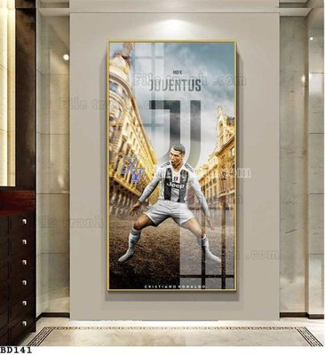 Tải file File tranh treo bóng đá BD140 (PSD) cho in ấn quảng cáo