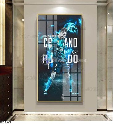 Tải file gốc in lụa File tranh treo bóng đá BD142 siêu nét