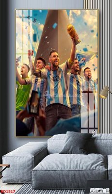 File PSD File tranh treo bóng đá BD1517 (bản gốc) chất lượng nhất