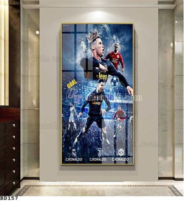 File gốc File tranh treo bóng đá BD156 (in 3D) nghệ thuật