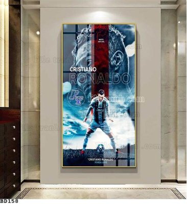 Download file tranh PSD File tranh treo bóng đá BD157 để chỉnh sửa