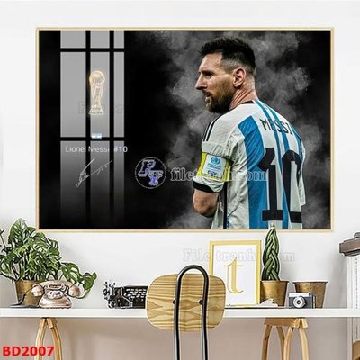 File tranh File tranh treo bóng đá BD2007 (bản gốc) treo phòng ăn
