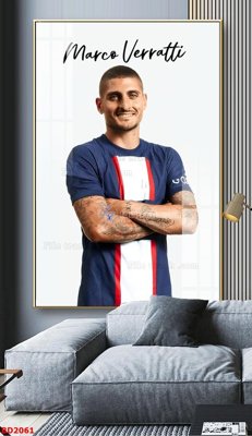 File gốc File tranh treo bóng đá BD2061 cho in ấn và thiết kế