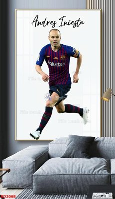 File in trần File tranh treo bóng đá BD2068 (bản gốc) bầu trời