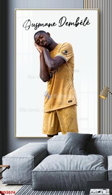 Download file File tranh treo bóng đá BD2074 (gốc) in mica bàn thờ