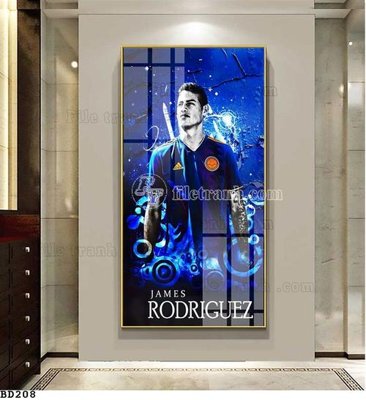 File gốc File tranh treo bóng đá BD207 (PNG) không nền chất lượng