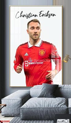 File gốc File tranh treo bóng đá BD2099 (in lụa) tranh mã đáo