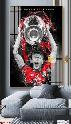 File gốc in ấn File tranh treo bóng đá BD2145 (sẵn sàng tải về)