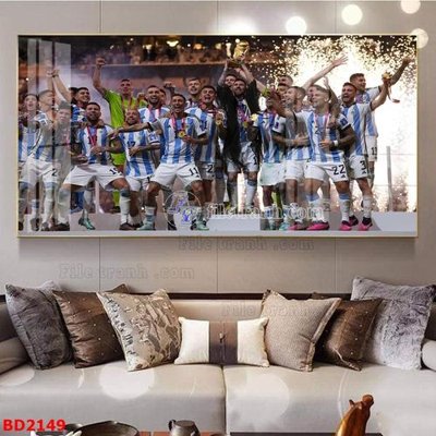 File tranh File tranh treo bóng đá BD2149 (ảnh gốc) in trần 3D