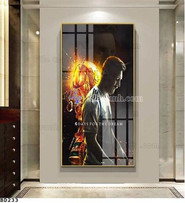 File in mica File tranh treo bóng đá BD232 (bản gốc) siêu trong