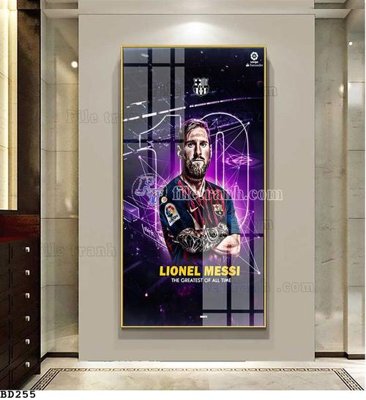 File gốc File tranh treo bóng đá BD254 (vector) cho in ấn