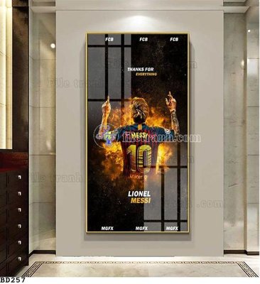 File ảnh File tranh treo bóng đá BD256 (gốc) in PP, decal