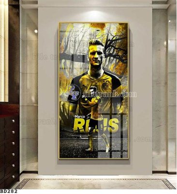 File gốc File tranh treo bóng đá BD281 (in 3D) cho trang trí