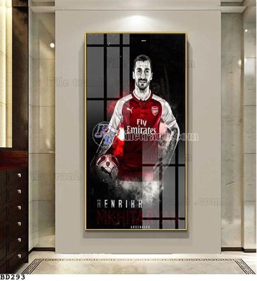 Download file gốc File tranh treo bóng đá BD292 (in mica) trang trí