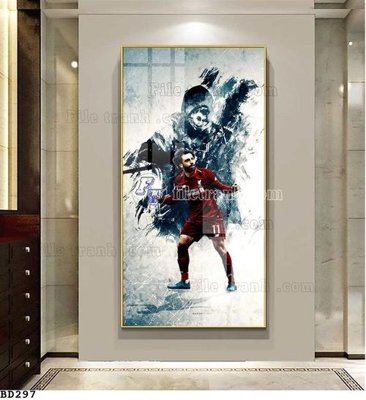 File ảnh File tranh treo bóng đá BD296 (gốc) in PP, decal