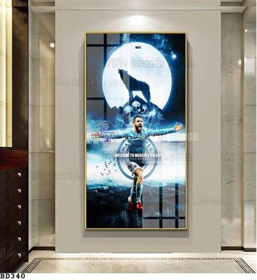 File in trần File tranh treo bóng đá BD339 (bản gốc) trời sao