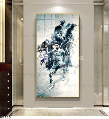 Tải file File tranh treo bóng đá BD354 (gốc) in tranh tráng gương