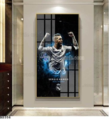 Hình ảnh file gốc File tranh treo bóng đá BD355 (chất lượng cao)