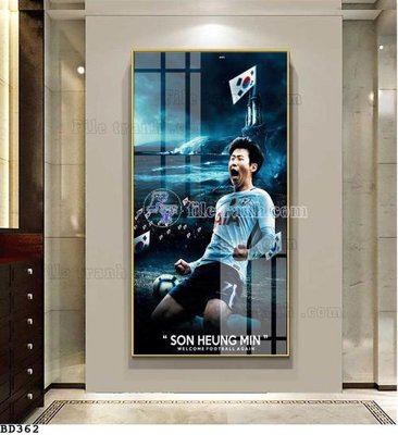 File gốc File tranh treo bóng đá BD361 (cho in ấn) độc quyền