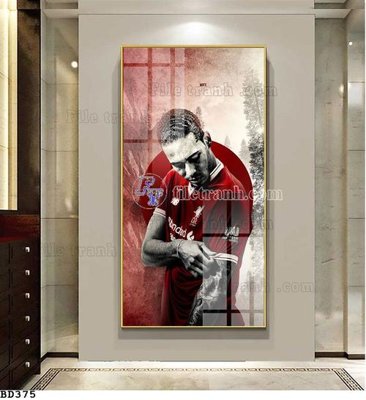 File ảnh File tranh treo bóng đá BD374 (gốc) trang trí khách sạn