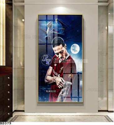 Download file gốc File tranh treo bóng đá BD378 (in mica) 3D