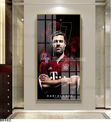 Tải file gốc File tranh treo bóng đá BD382 dùng cho in ấn