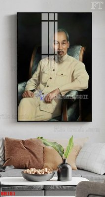 Tải file File tranh bác hồ in ấn BH151 (ảnh gốc) in gạch men