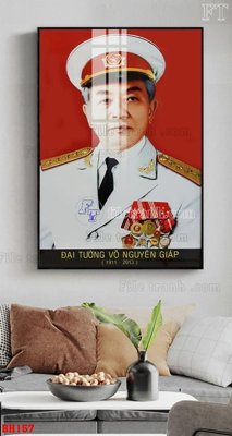 Tải file File tranh bác hồ in ấn BH157 (PSD) cho in tranh kính