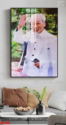 File tranh File tranh bác hồ in ấn BH168 (gốc) chủ đề thành phố