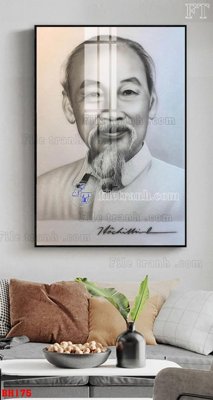 File ảnh File tranh bác hồ in ấn BH175 (gốc) in quảng cáo ngoài trời