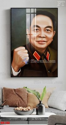 File tranh File tranh bác hồ in ấn BH182 (bản gốc) treo phòng ăn