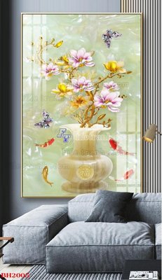 File ảnh gốc File tranh bình hoa B2005 (chuyên in mica)