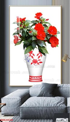 File in ấn cao cấp File tranh bình hoa B2020 (file gốc)